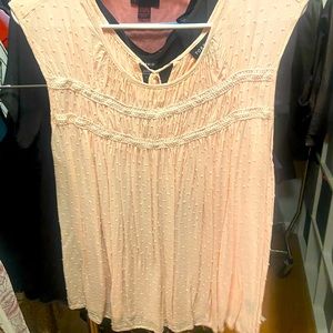 Torrid Babydoll Gauze sleeveless top.